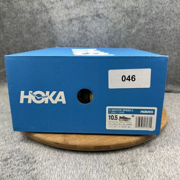 Hoka One One Mafate Speed 2 Shoes Mens Size 10.5 Blue Pink Trail Running Vibram - Picture 10 of 10